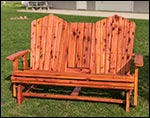  50" Eastern Red Cedar Glider