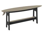 Poly Lumber Bayside Surfboard Bar 72" Table