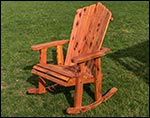 Eastern Red Cedar Adirondack Rocker