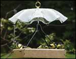 Poly Lumber Hanging Tray Birdfeeder w/ Weatherguard