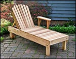 Red Cedar Keystone Chaise Lounge