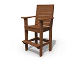 Poly Lumber Coastal Bar Chair