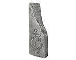 Concrete Navy Patriotic Stone