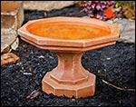 Concrete Octavia Birdbath