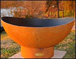 Carbon Steel Curved Fire Pit