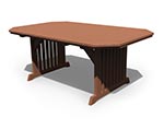 Treated Pine 6' English Garden Dining Table 