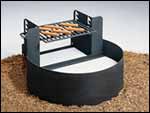 Wheelchair Accessible Dual-Purpose Fire Ring w/ Grate