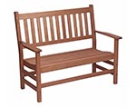 Red Grandis 4' Bench