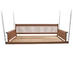 Red Grandis Porch Swing Day Bed