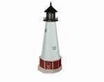 Poly Lumber/Wooden Hybrid Cape Florida Lighthouse Replica with Base