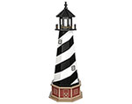 Poly Lumber/Wooden Hybrid Cape Hatteras Lighthouse Replica with Base