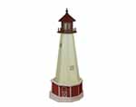 Poly Lumber/Wooden Hybrid Cape May Lighthouse Replica with Base