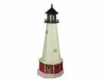 Poly Lumber/Wooden Hybrid Split Rock Lighthouse Replica with Base