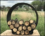 Carbon Steel Circular Firewood Rack