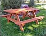 Red Cedar Kid's Picnic Table