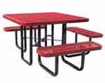 Wheelchair Accessible Square Picnic Table