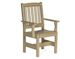 Poly Lumber English Garden Arm Chair