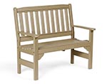 Poly Lumber English Garden Bench