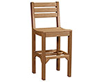 Poly Lumber Natural Finish Bar Chair