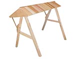 Red Cedar A-Frame Swing Stand w/ Cedar Canopy