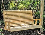 Treated Pine Rollback Porch Swing