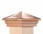 Cambridge Redwood/Copper Post Cap