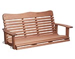 Red Grandis 4' Porch Swing