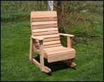 Red Cedar Royal Highback Rocker