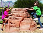 Sandstone Boulder Playset