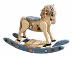 Wooden Sports Painted Rocking Horse