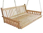 Red Cedar Traditional English Swingbed