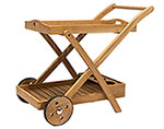 Teak Tray Cart