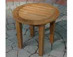 Teak Round Side Table