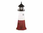 Wooden Vermillion Lighthouse Replica