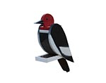 Treated Pine Woodpecker Birdfeeder