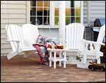 Poly Lumber 4 Pc. Fanback Porch Set