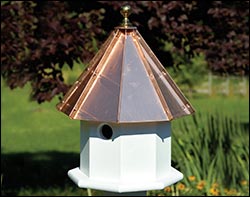 Octagonal Cypress Birdhouse