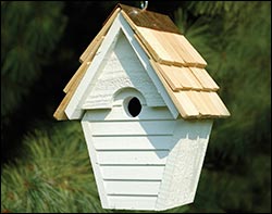 Cypress Hanging Wren Birdhouse