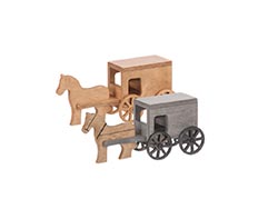 Maple Large Horse and Buggy