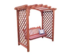 Red Cedar Rochester Arbor w/ Swing