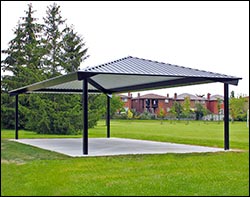All Steel Single Roof Summerset (Rectangle) Pavilions