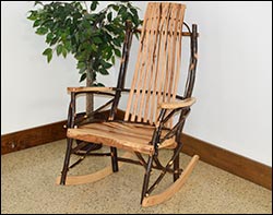 Hickory 9-Slat Rocker