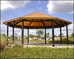 Steel Frame Single Roof Santa Fe (Octagon) Pavilions