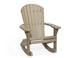 Poly Lumber Adirondack Rocker