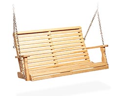 Treated Pine Rollback Porch Swing