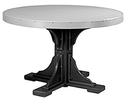 4' Poly Lumber Round Table