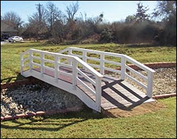 Triple Rail Pedestrian Trail Bridge