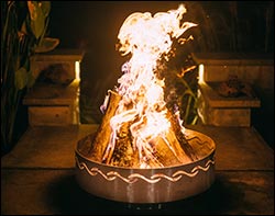 Stainless Steel Tide Fire Pit