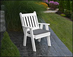 Poly Lumber Traditional English Patio Chair