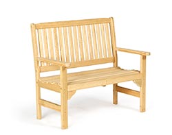 46" Treated Pine English Garden Bench